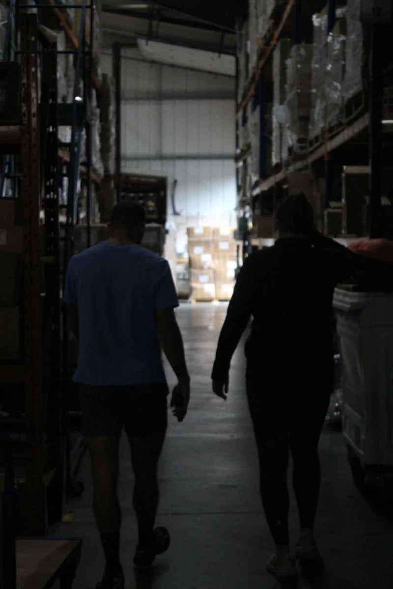 A visit to the warehouse at Surridge headquarters