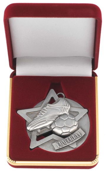 Football Star Medal in Luxury Box Series