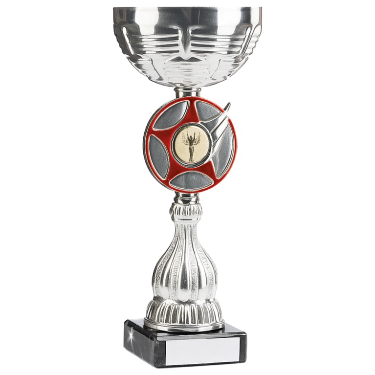 Bright Silver Tone Cup Trophy in 3 sizes