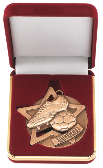 Football Star Medal in Luxury Box Series