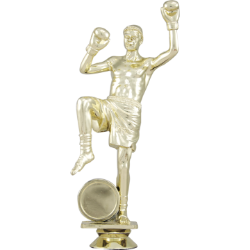 Kick Boxer in Bright Gold with 1" Centre
