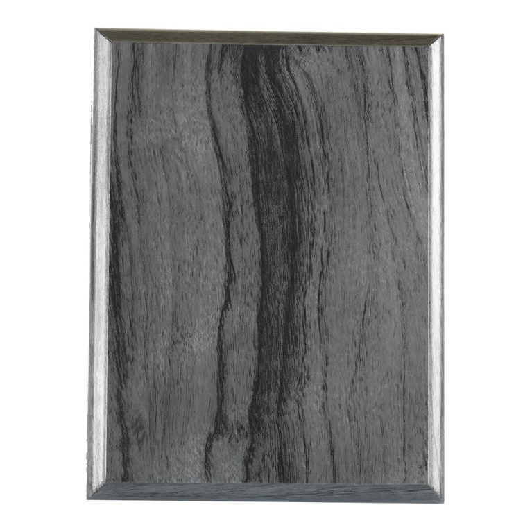 Wooden Plaque with Strut in Silver Wood effect in 3 sizes