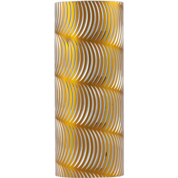 Gold/Silver 40mm diameter Cut Aluminium Tube 3 sizes