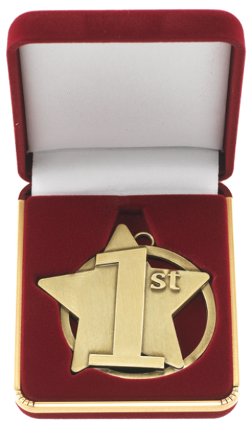 1st 2nd 3rd Place  Star Medal in Luxury Box Series