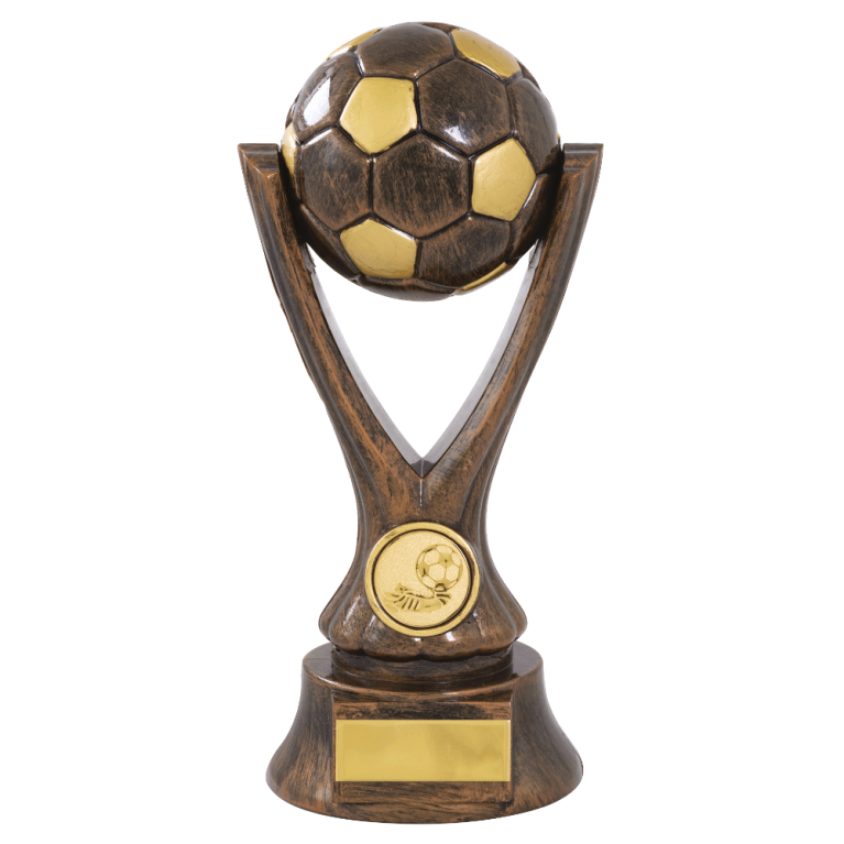 Heavy Football Award in Antique Gold for 1" Centre 3 sizes