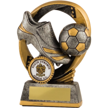 Boot and Ball in Antique Silver for 1" Centre 3 sizes