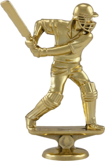 Cricket Batter in Bright Gold