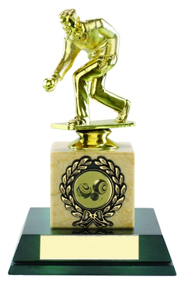 Male Bowler on Marble base