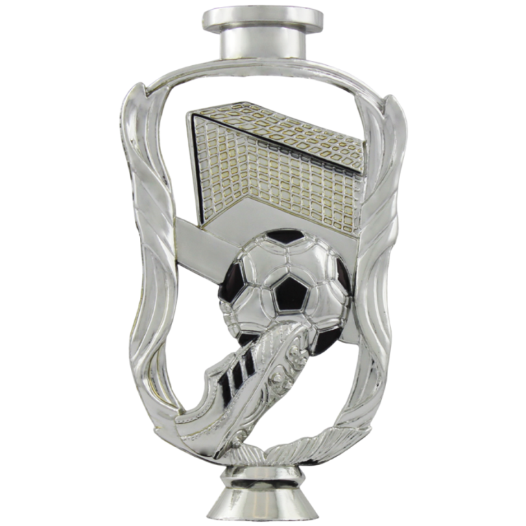 Bright Silver Football Riser with Black Trim 1 size