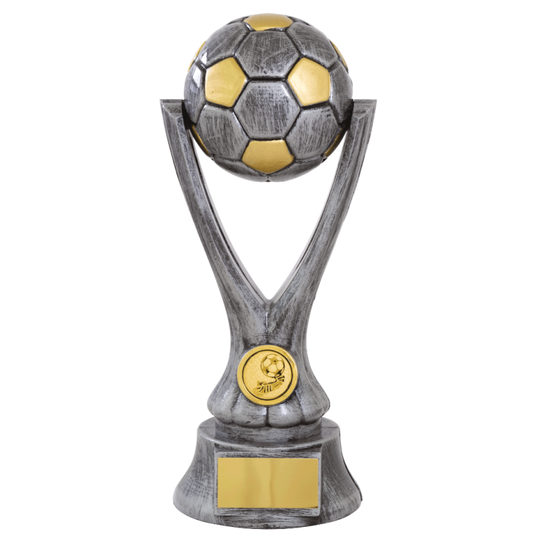 Heavy Football Award in Antique Silver /Gold for 1" Centre 3 sizes