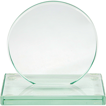 All Activity Prestige Glass Plaque and Base For Engraving or Printing 4 sizes