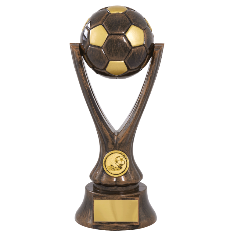 Heavy Football Award in Antique Gold for 1" Centre 3 sizes