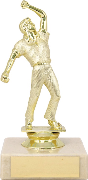 Bowler Figures on marble base