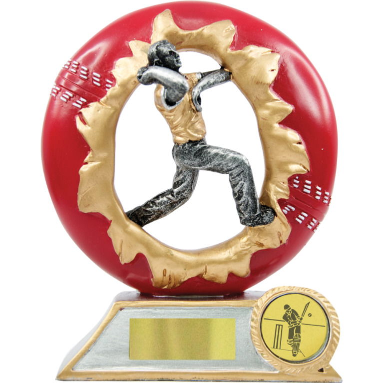 Tri Colour Cricket Bowler Stand and Player in 3 sizes