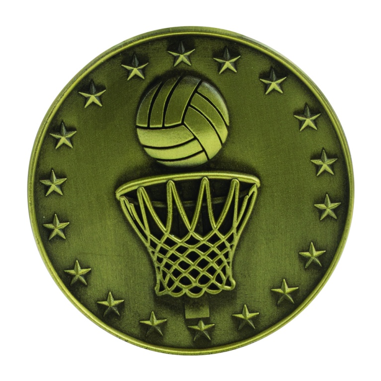 50mm Sports Trim in Ant Gold  Netball