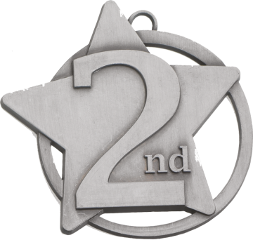 Placing medal in Gold Finish 60 mm