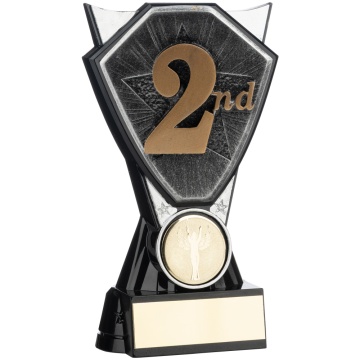 Two Tone Stand  2nd  Place Silver  and Black  4 sizes