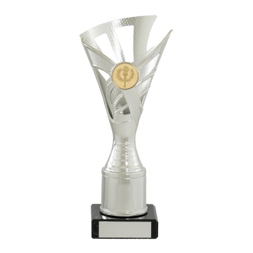 All Activity in Bright Silver on Marble Base in 5 sizes