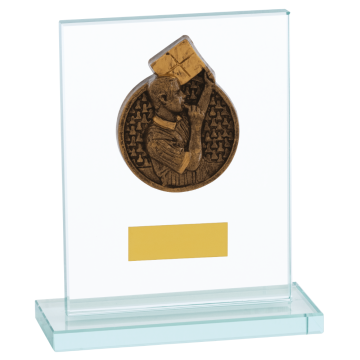 Club Award-Football-Glass Plaque Referee