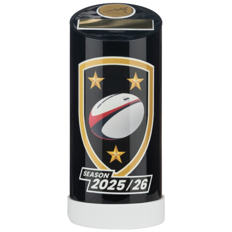 2025/2026 Rugby in Black With White Band 3 Colours