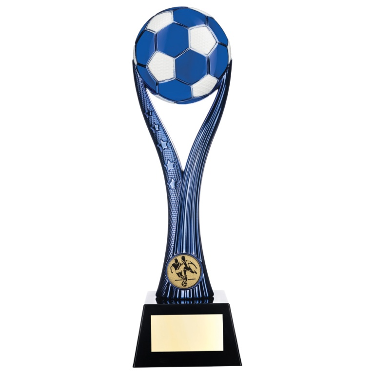 Two Tone Football Ball  on Stand in   6 Colours