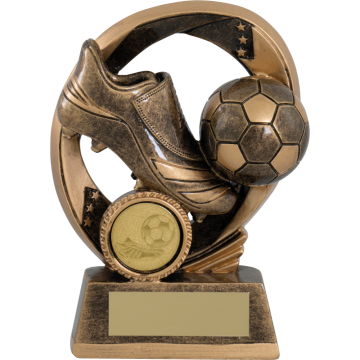 Boot and Ball in Antique Gold for 1" Centre 3 sizes