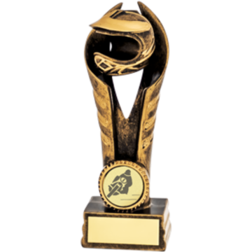 Antique Gold Helmet Award in 4 sizes