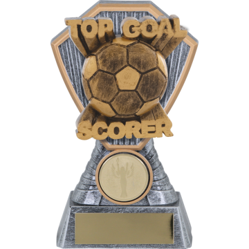 Heavy Composite Award with Generic Top Goal Scorer Football Insert in 4 sizes