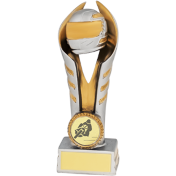 Silver and Gold Helmet Award in 4 sizes