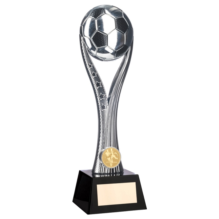 Two Tone Football Ball  on Stand in   6 Colours