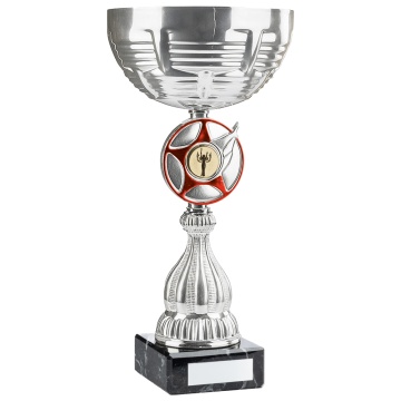 Bright Silver Tone Cup Trophy in 3 sizes