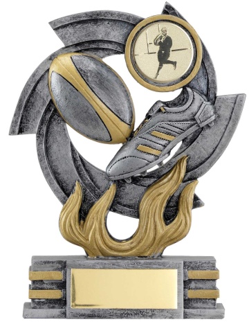 Global Antique Silver and Black Rugby Series Stand