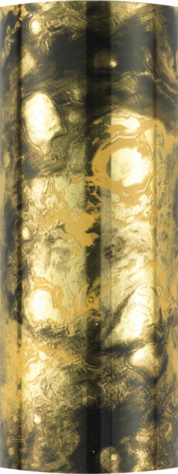 Reflective Antique Gold Tone Effect Plastic 40mm diameter Tube