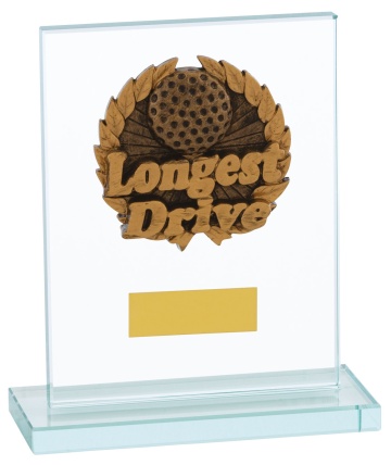 Glass Plaque with Golf Trim Nearest Pin in 1 size