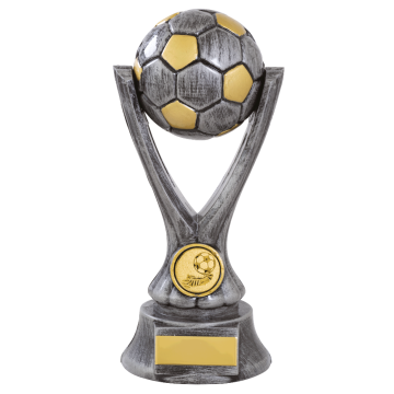 Heavy Football Award in Antique Silver /Gold for 1" Centre 3 sizes