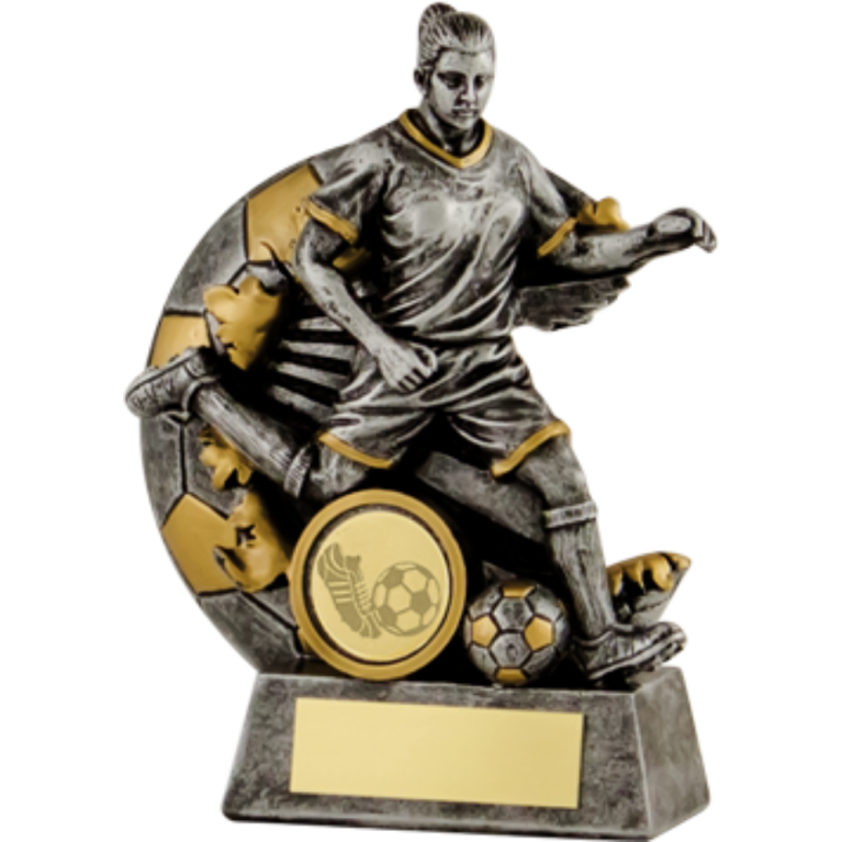 Antique Silver and Gold Figure and ball in 5 Sizes