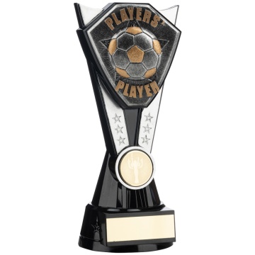 Two Tone  Stand Ant.Silver and Black Football Players Player 4 sizes