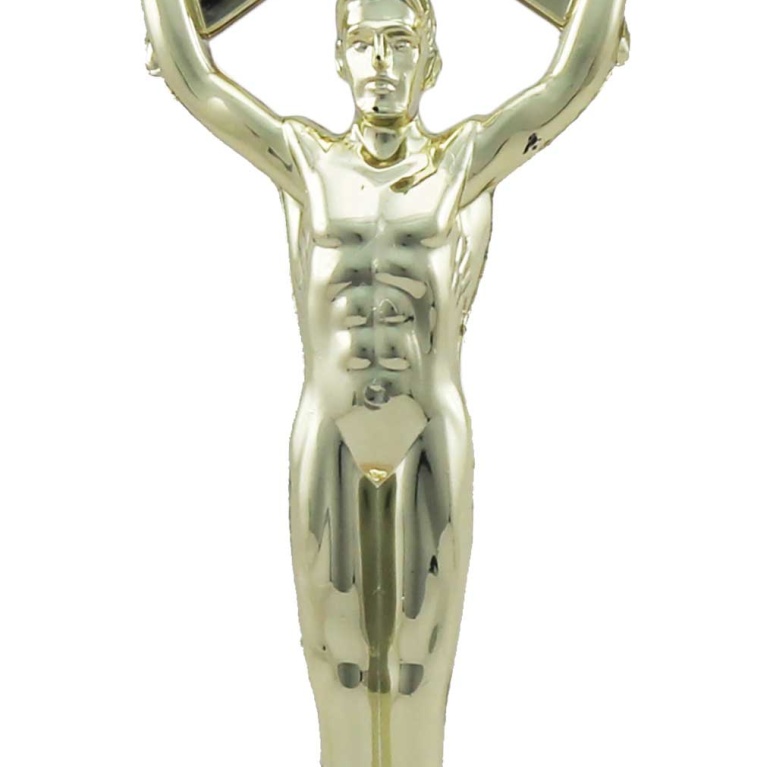 Victory Male with Star in Bright Gold