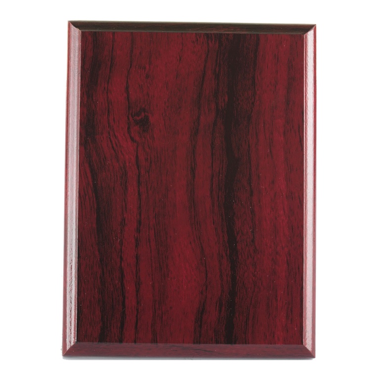 Wooden Plaque with Strut in Cherry Wood effect in 3 sizes