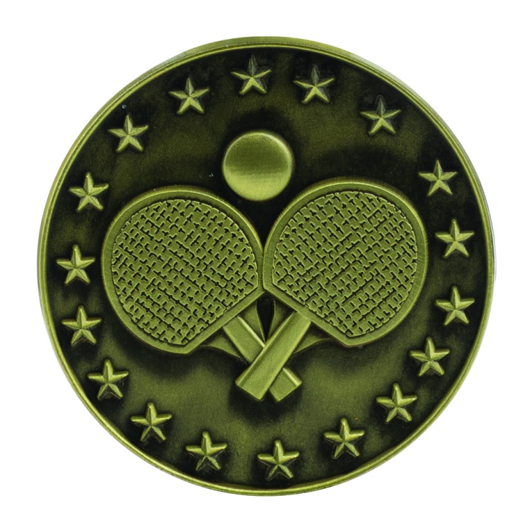 50mm Sports Trim in Ant Gold  Table Tennis