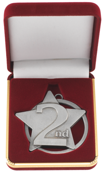 1st 2nd 3rd Place  Star Medal in Luxury Box Series