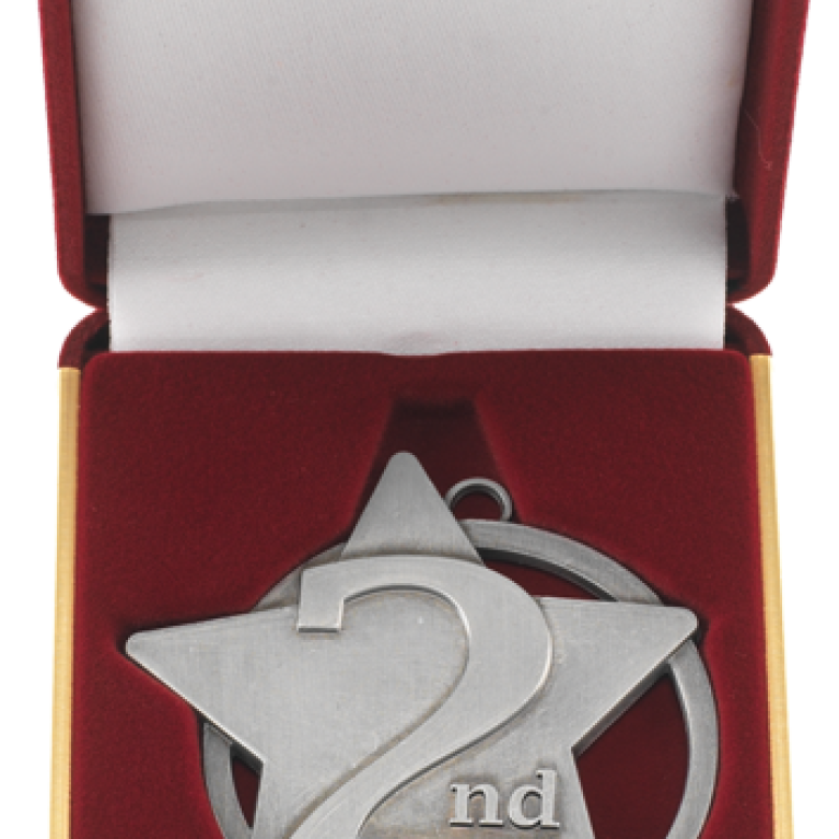 1st 2nd 3rd Place  Star Medal in Luxury Box Series