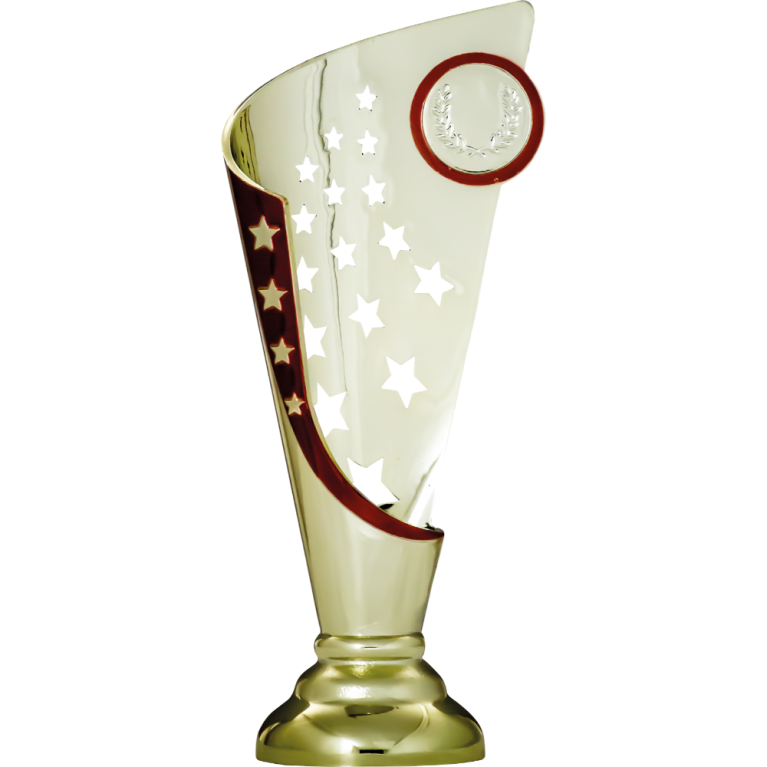 Bright Gold Cup/Riser with Green Trim and 1" Centre 2 sizes