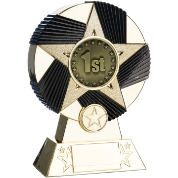 Two Tone Stand  1st  2nd 3rd Placing   Gold and Black 3 sizes