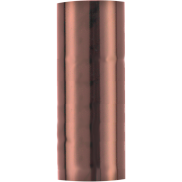 Reflective Copper Tone Plastic 40mm diameter Tube