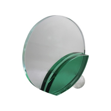 All Activity Prestige Golf Glass Plaque with Green Trim For Engraving or Printing 3 sizes