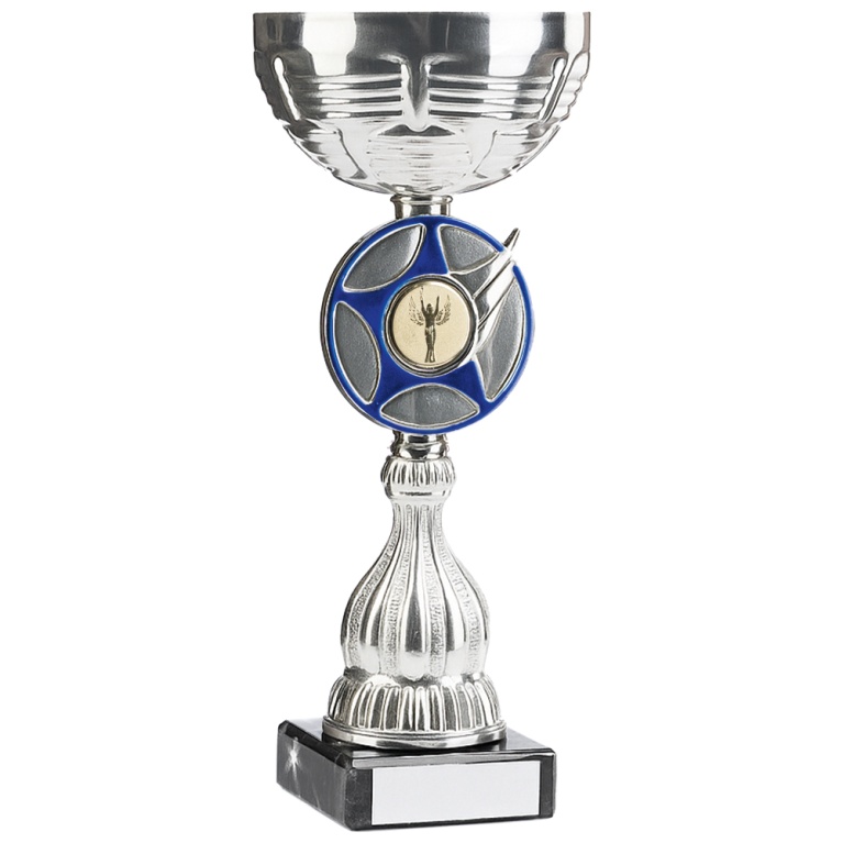 Bright Silver Tone    Cup Trophy  in 3 sizes