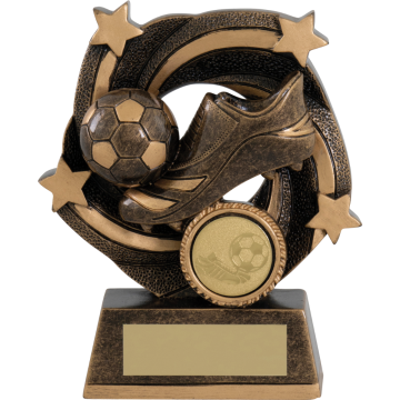 Boot and Ball in Antique Gold for 1" Centre 3 sizes