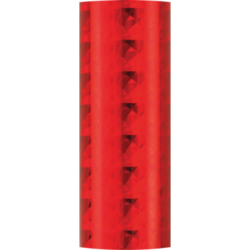 Reflective Red Plastic 40mm diameter Tube