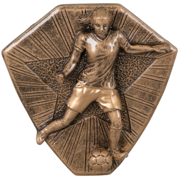 Antique Gold Female Football Trim